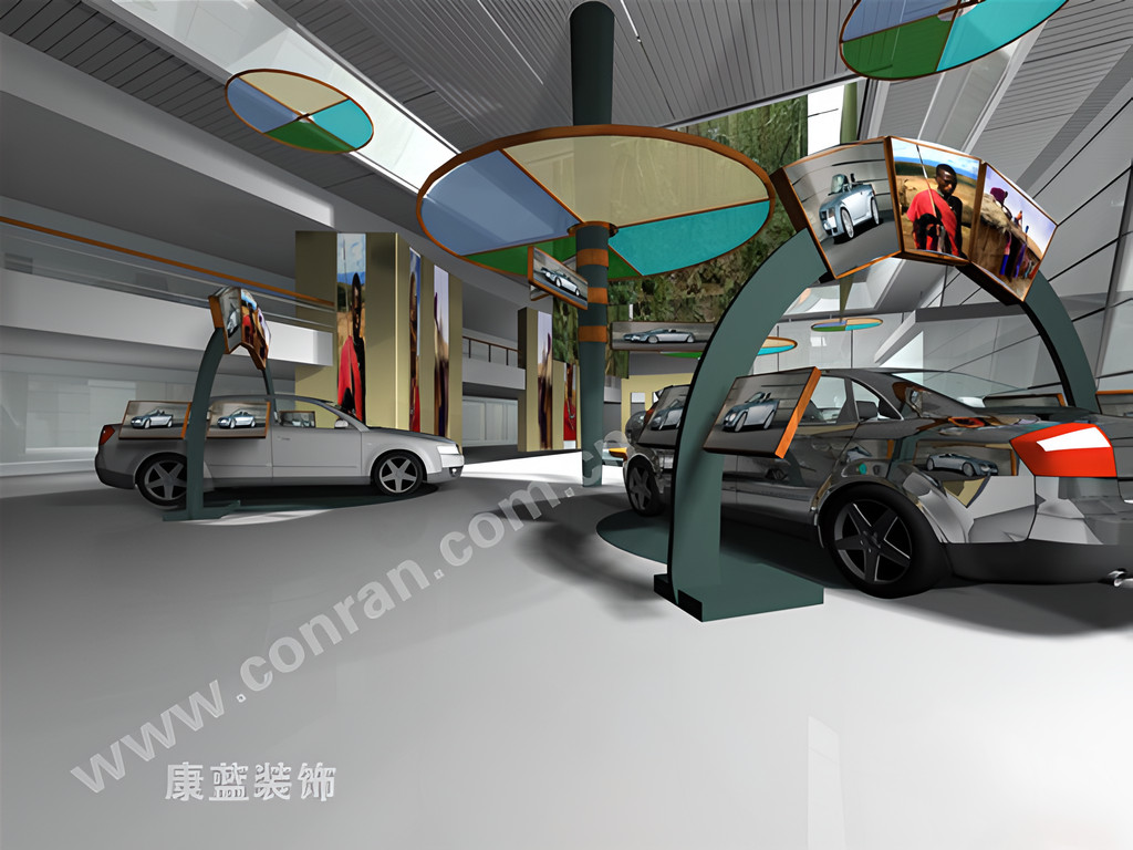 大眾汽車(chē)4S店一層室內(nèi)設(shè)計(jì)